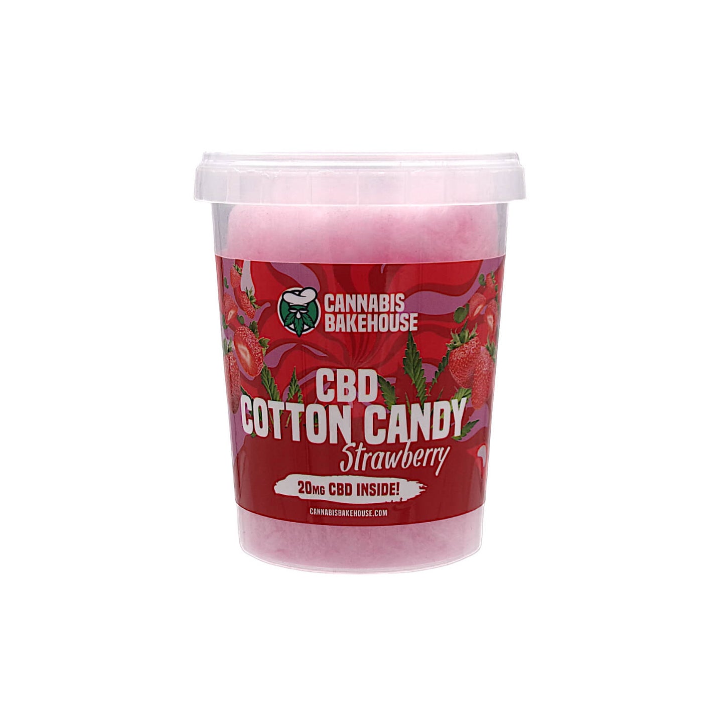 Cannabis Bakehouse CBD Algodão Doce Morango/Baunilha 20mg