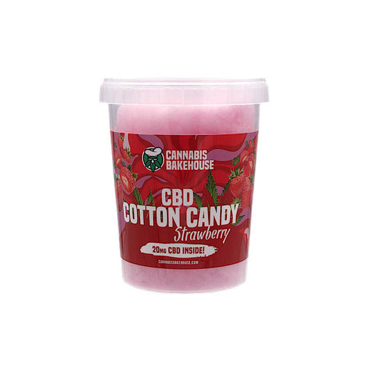 Cannabis Bakehouse CBD Algodão Doce Morango/Baunilha 20mg