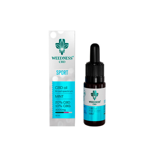 Óleo CBD Weedness Sport 20% CBD + 10% CBG (10ml)