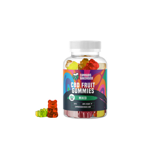 Cannabis Bakehouse CBD Gomas de Fruta 450mg CBD (30 p/frasco)