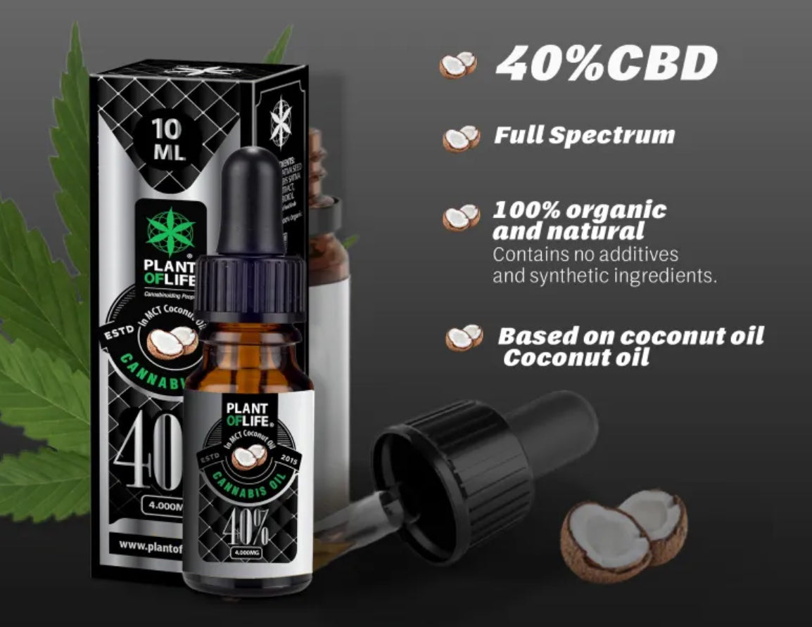 Óleo CBD Full Spectrum 40% Plant of Life