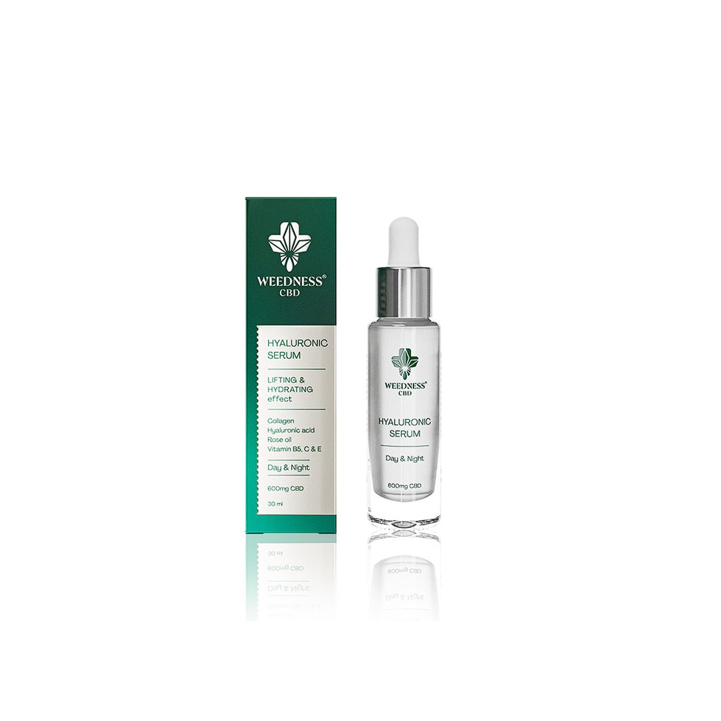 Weedness Soro Hialurônico com 600mg CBD