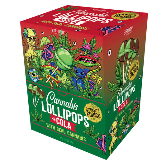 Chupa-Chupas Euphoria Cannabis Coca-Cola 🥤
