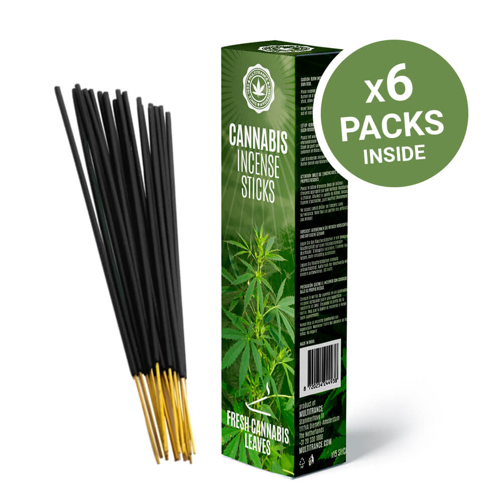 Pack Incensos com Folhas Frescas de Cannabis